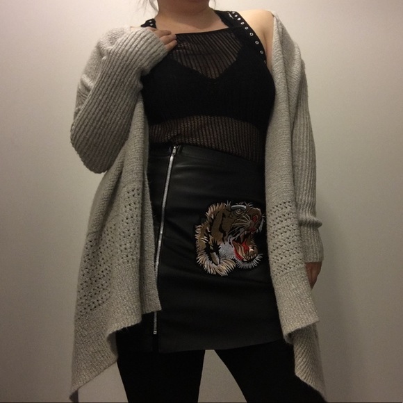 Charlotte Russe Tops - “Mesh” Rocker Top